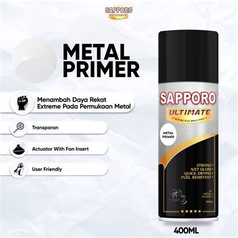 Jual Sapporo Ultimate Metal Primer Cat Spray Semprot Aerosol Terbaik