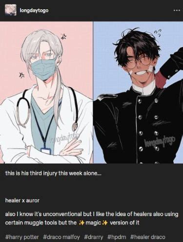 Harry Potter And Draco Malfoy In Harry Potter Anime Gay Harry Potter Harry Potter Comics