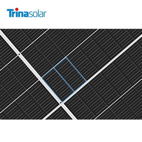 Guter Lieferant Trina Solar Bifacial Full Black Frame Panel W W