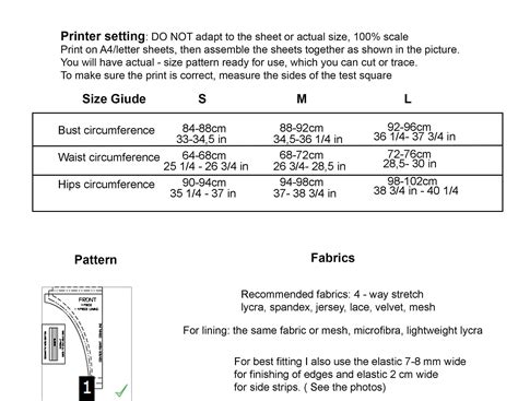 Bikini Brazilian Bottoms Sewing Pattern Swim Wearlingerie Etsy