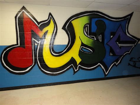 Music Graffiti Piece By Wazupman On Deviantart