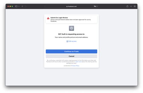 How To Add Facebook Login To Your Serverless App With Sst Auth