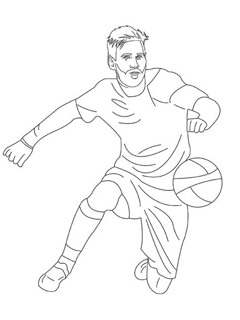 Lionel Messi Coloring Sheet Free Printable Templates Porn Sex Picture