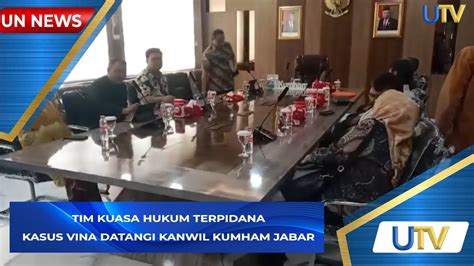 Tim Kuasa Hukum Terpidana Kasus Vina Datangi Kanwil Kumham Jabar UN