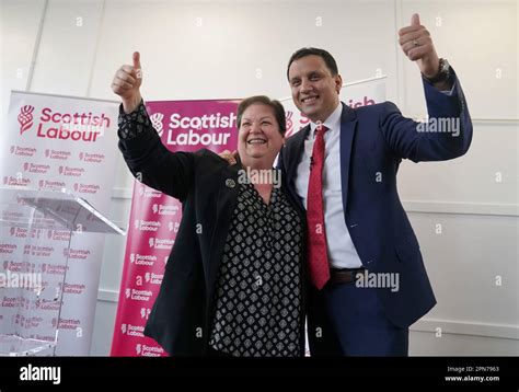 Scottish Labour Leader Anas Sarwar Alongside Scottish Deputy Leader