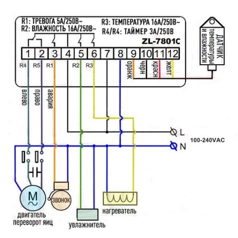 Регулятор температуры и влажности Lilytech ZL-7801C термореле регулятор ...