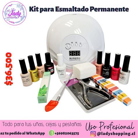 Kit Para Esmaltado Permanente Kitp Lady Shopping Todo En