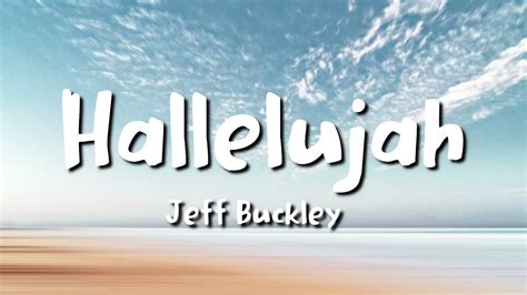 Jeff buckley hallelujah lyrics and music - stashokbloom