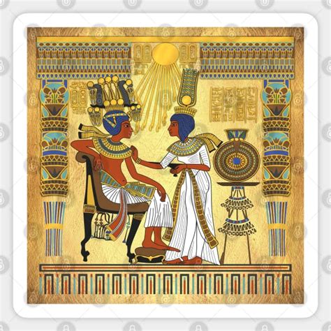 Throne Of Tutankhamun Tutankhamun Sticker Teepublic