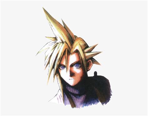 Cloud Strife Portrait Young Ffvii Final Fantasy 7 Cloud Portrait