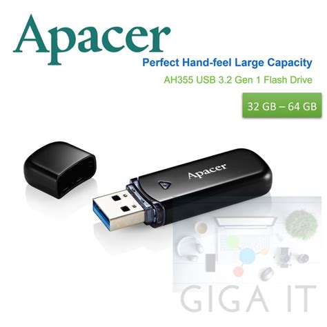 Apacer Flash Drive AH355 32GB 64GB USB3 2 Gen1 Flash Drive รบ