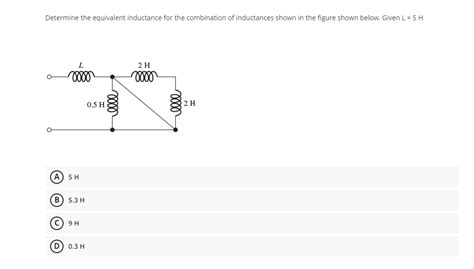 Solved Determine The Equivalent Inductance For The Comb