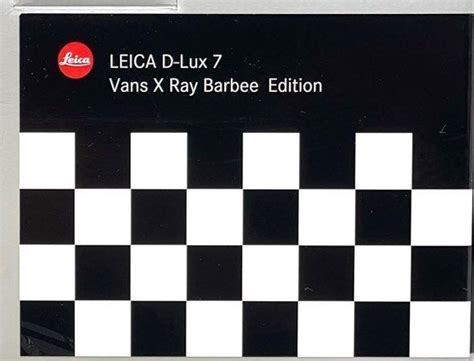 Preorder New Leica D Lux Vans X Ray Barbee Edition Photography