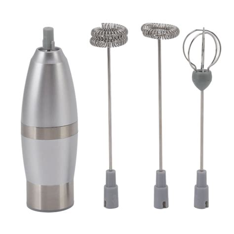 Electric Milk Frother Handheld Battery Operated Drink Mixer Portable