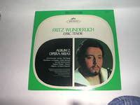 Fritz Wunderlich Lyric Tenor Album 2 Opera Arias Vinyl LP By