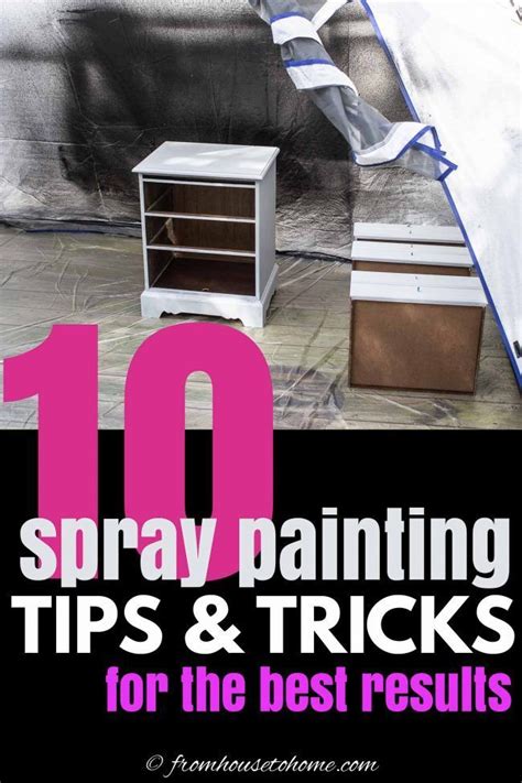 10 Spray Painting Tips And Tricks For Creating A Smooth Finish In 2021