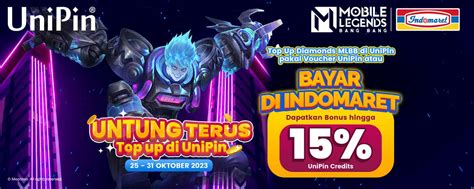 UniPin Bonus HINGGA 15 Untuk Top Up Diamonds MLBB Pake Voucher