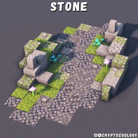 Stone Path Idee Minecraft Creazioni Minecraft Casa Di Minecraft