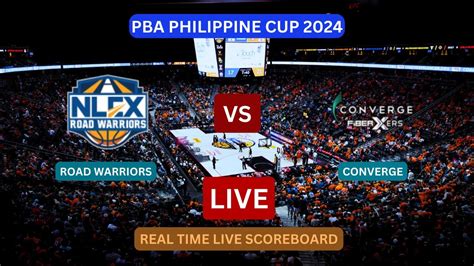 Road Warriors Vs Converge Live Score Update Today Basketball Pba