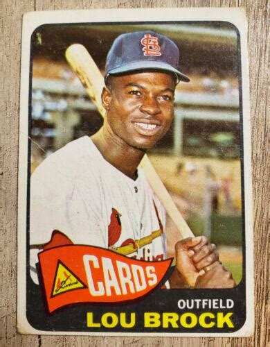 Lou Brock 540 Prices 1965 Topps Baseball Cards