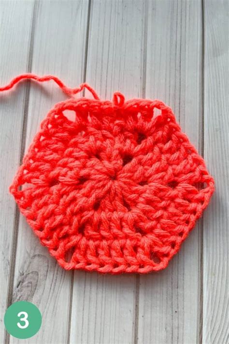 Crochet Hexagon Blanket Pattern