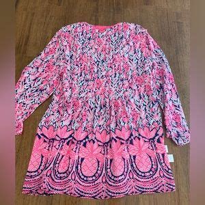 Lilly Pulitzer Tops Lilly Pulitzer Marilina Tunic Top Sz Medium