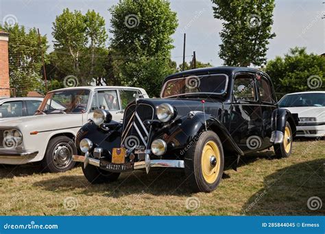 Vintage Citroen Traction Avant 11 BL 1951 Editorial Image Image Of