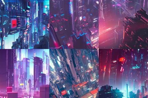 Evangelion Cyberpunk City Artstation High Stable Diffusion Openart