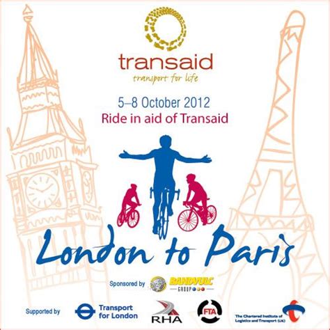 187 London to Paris bike ride 2012 - Transaid