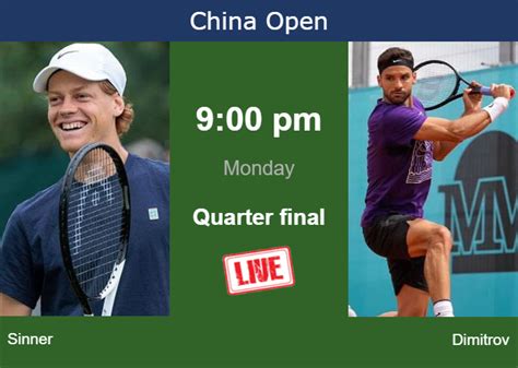 How to watch Sinner vs. Dimitrov on live streaming in Beijing on Monday ...