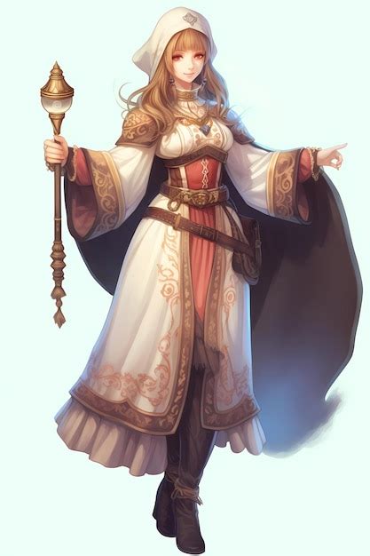 Premium Ai Image A Rpg Character Priest