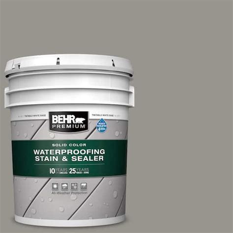 Behr Premium Gal N Battleship Gray Solid Color Waterproofing