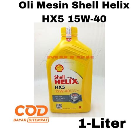 Oil Oli Mesin Shell Helix Hx Matic W Liter Original Lazada