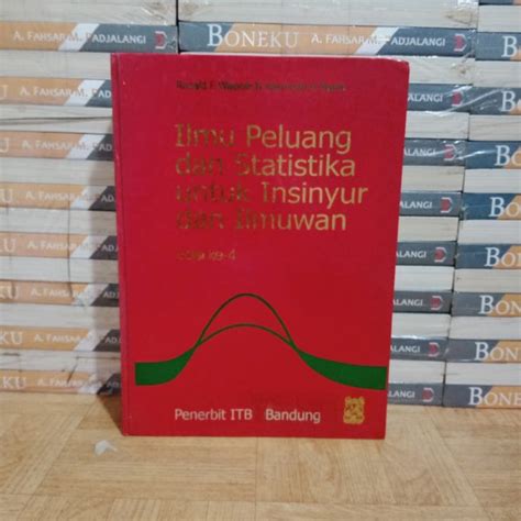 Jual Buku Ilmu Pengetahuan Dan Statistika Untuk Insinyur Dan Ilmuwan