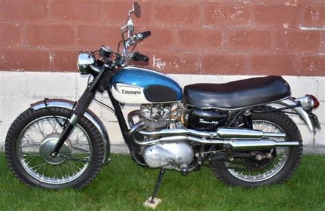 Sold Price 1967 Triumph Tiger Tc100 500 Motorcycle June 6 0117 10