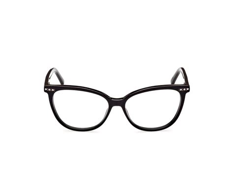 Swarovski Sk5428 001 Black Plastic Cat Eye Optical Eyeglasses Frame 54 14 140 Rx Ebay