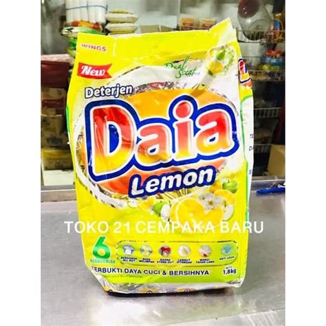 Jual Daia Lemon Deterjen Bubuk Kg Detergen Pakaian Daia Murah