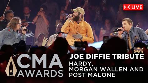 Hardy Morgan Wallen Post Malone Joe Diffie Tribute Medley Live