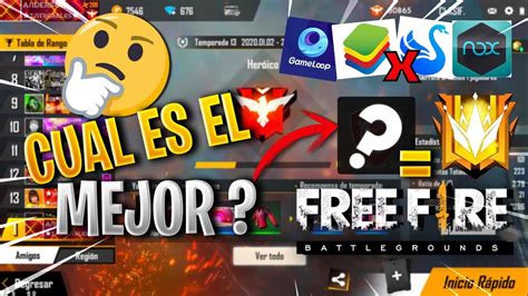 EL MEJOR EMULADOR PARA JUGAR FREE FIRE EN PC 2021 Conheça a