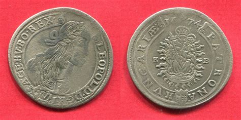 Österreich Haus Habsburg RDR 15 XV Kreuzer 1674 Leopold I 1657 1705