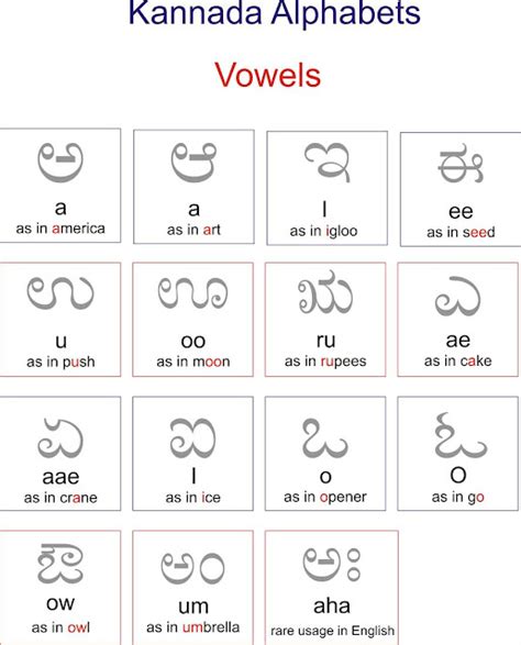 Kannada Alphabets Vowels And Consonants Video - IMAGESEE