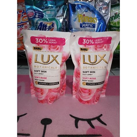 Jual Lux Soft Rose Sabun Cair Refill 400Ml Shopee Indonesia