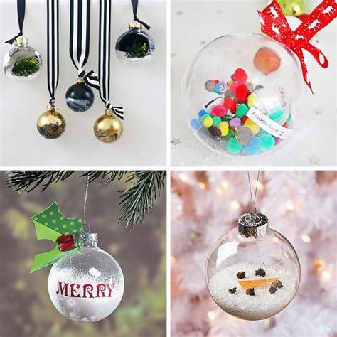 8 Ways To DIY Clear Christmas Ornaments Fun365