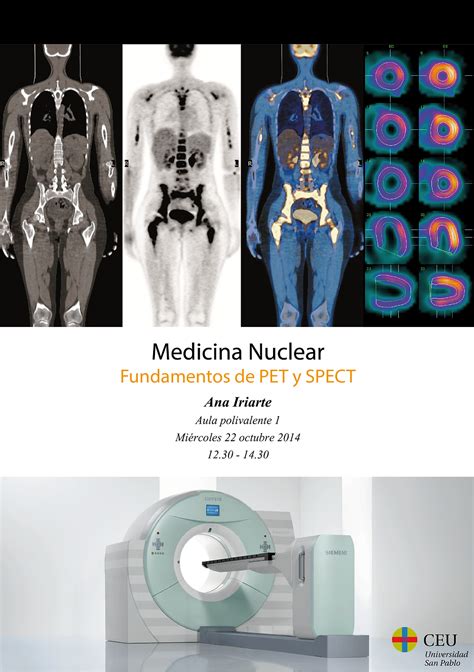 Charla "Medicina nuclear, Fundamentos de PET y SPECT"