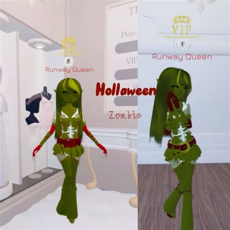 Dti Halloween Zombie In 2024 Zombie Halloween Halloween Dress To Impress