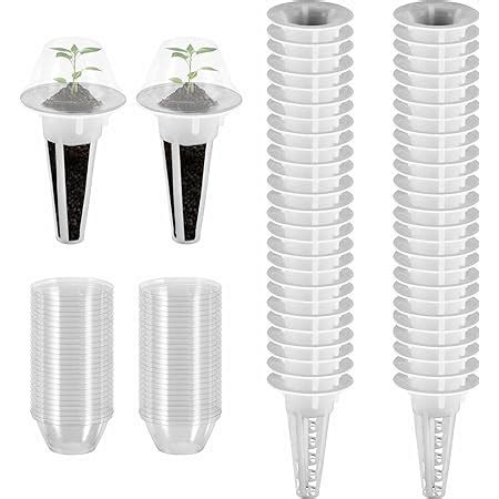 Amazon 50 Sets Hydroponic Grow Basket Plant Pod Kit Plant