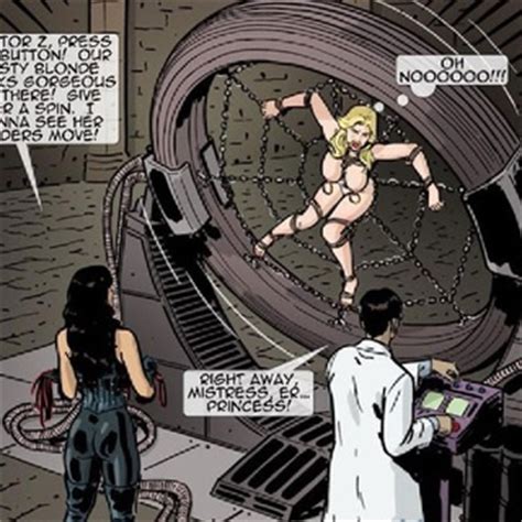 Busty Blonde Sub Is Attached To A Huge Wheel And BDSM Art Collection