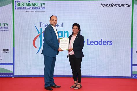 Nd India Sustainability Conclave Awards Transformance