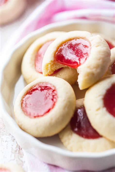 Jam Thumbprint Cookies So Soft Delicious Baking A Moment