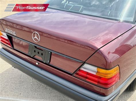 1988 Mercedes R124 300e Cabernet Red With Burgundy Leather Stunning